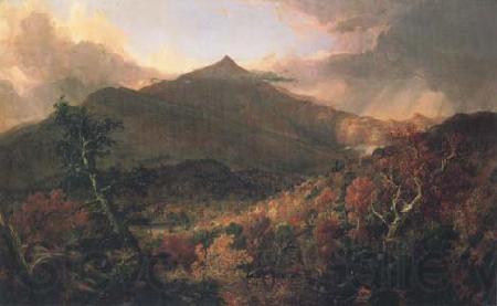Thomas Cole Schroon Mountain,Adirondacks (mk13) Spain oil painting art